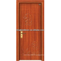 Conception simple porte MDF avec feuille PVC PVC porte JKD-8123 pour pièce intérieure utilisée